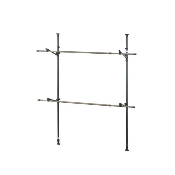 アイリスオーヤマ 木目調窓枠物干し MW-W260N