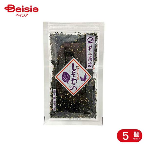 井上商店 萩・井上 しそわかめ 80g 5個