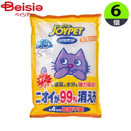 アース・ペット ジョイペット(JOYPET) シリカサンドクラッシュ4.6Ｌ×6個 まとめ買い 業務...