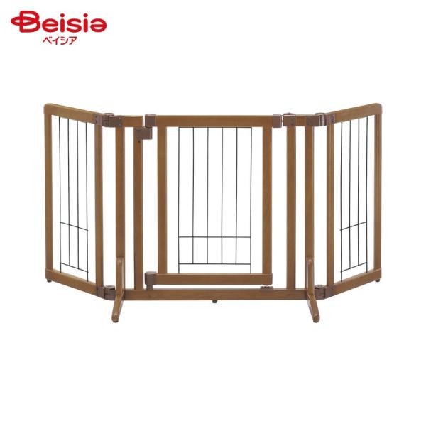 リッチェル ペット用木製おくだけドア付ゲートS ブラウン ペット | ペットゲート 木製 ドア付き ...