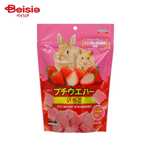 スドー ピッコリーノ プチウエハーいちご 50個入 ペット
