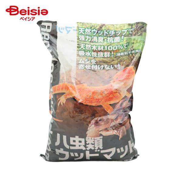 ニチドウ ハ虫類ウッドマット3kg×6個 まとめ買い 業務用 ペット | 爬虫類 マット 床材 ウッ...