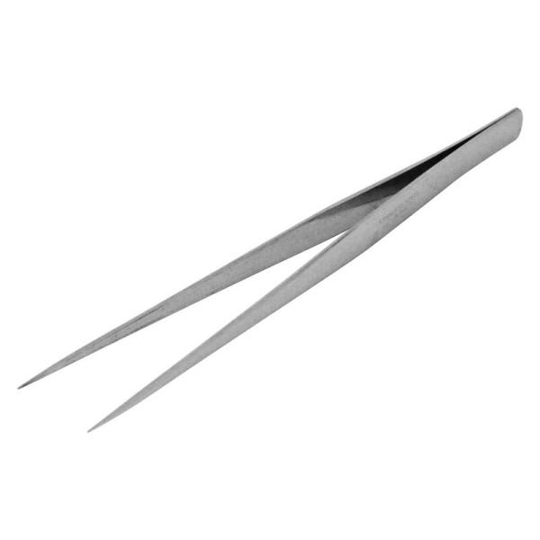 SK11 ピンセット 精密用 150直 ST−6 サキホソ 大工道具 錐 ピット 皮ポンチ ハトメ ...