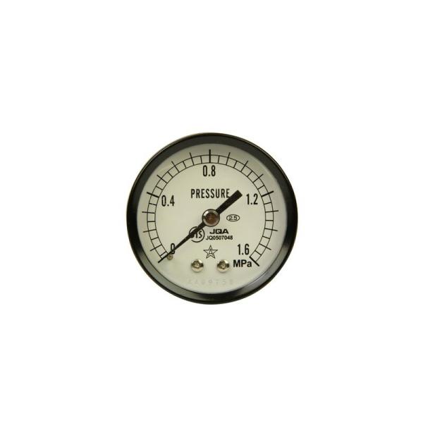 右下精器 汎用圧力計A50・R1／4後 S−130・1．6MPA 電動工具 エアーツール 圧力計 機...