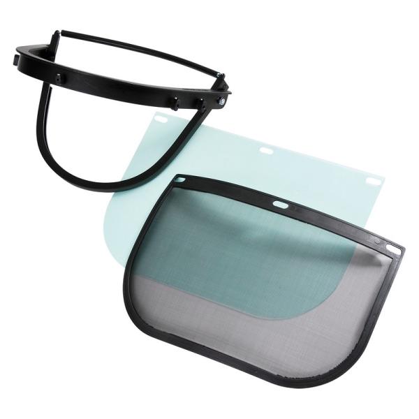 セフティー3 ヘルメット用防災面セット KB−17 園芸機器 刈払機 刈払保護具