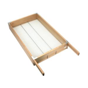 【盆栽道具】木製の篩(ふるい )2個セット 角型 土ふるい 木製 1分/1.2分/1.5分/2分 大型 篩 フルイ 農業資材