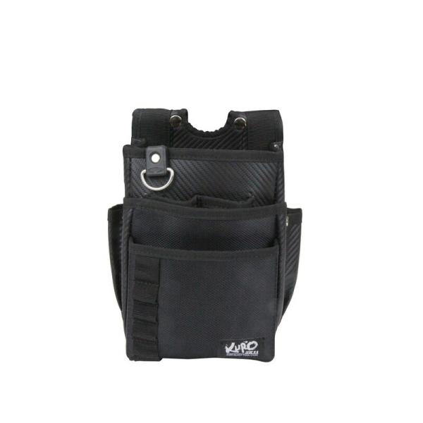 SK11 黒 腰袋3段 SKC2−4BK 収納用品 腰袋サック 腰袋 サック