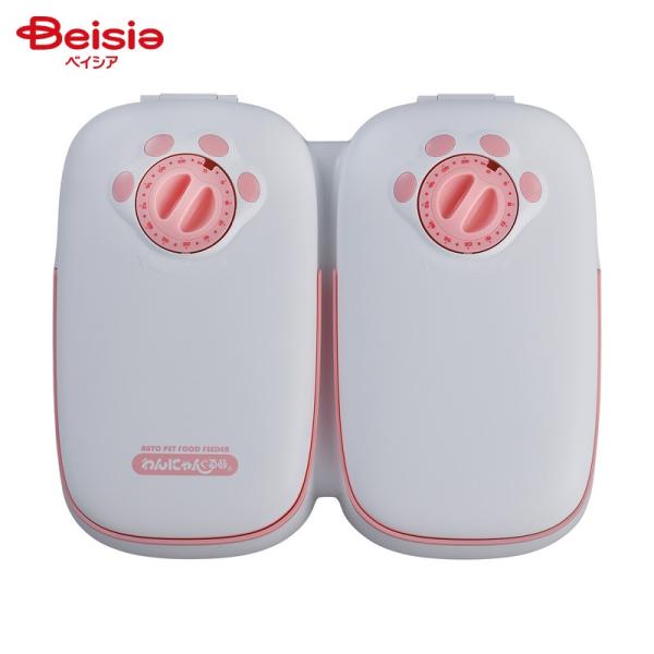 山佐時計計器 自動給餌器 わんにゃんぐるめ ピンク CD-300  ペット