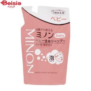 ミノン ベビー全身シャンプー 350ml ボディソープ 泡シャンプー 子供
