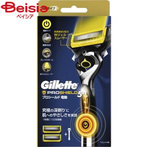 P&G ジレット プロシールド 電動ホルダー カミソリ 替刃付 2個