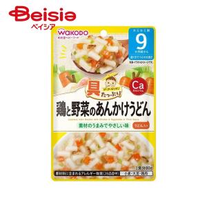 アサヒ 和光堂(Wakodo) 具たっぷりグーグーキッチン 鶏野菜のあんかけうどん 80g