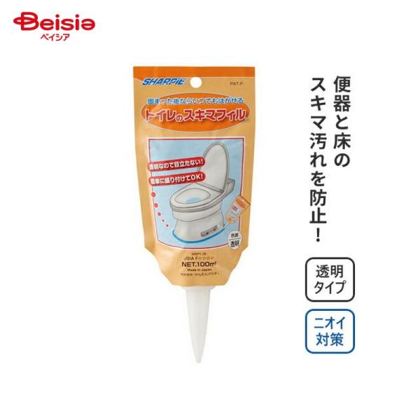 シャープ化学工業 シャーピートイレのスキマフィル×1個 資材 コーキング材 チューブ パウチ式 | ...