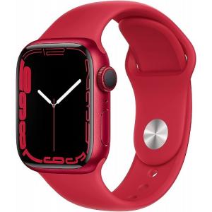 Apple Watch Series 7 GPSモデル アップルウォッチ 41mm [(PRODUCT) REDアルミニウムケースと(PRODUCT)REDスポーツバンド - レギュラー MKN23J/A