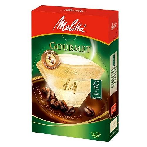 コーヒー ペーパーフィルター メリタ グルメ 1×4 PG-148 80枚入