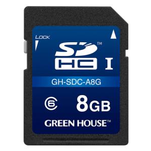 グリーンハウス GREENHOUSE SDHCカード GH-SDC-A8G 8GB｜beisiadenki