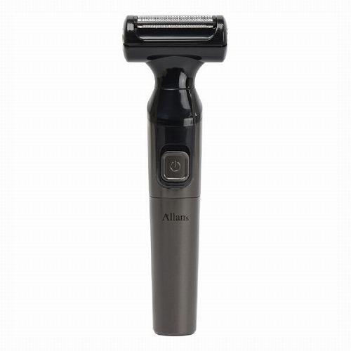 2ヘッドウォッシャブルボディーシェーバー ブラック マクロス MEBM-76