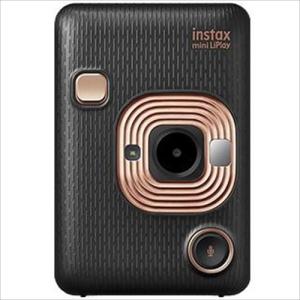 富士フイルム FUJIFILM チェキ インスタントカメラ スマホプリンター エレガントブラック instax mini LiPlay INS MINI HM1 ELEGANT BLACK｜beisiadenki