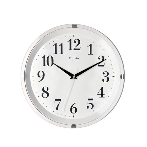 掛時計 連続秒針 ホワイト 保土ヶ谷電子販売 HWC-011W-WH