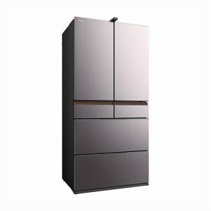 6ドア冷蔵庫 まんなか冷凍 GXCCタイプ バイブレーションモーブグレー 内容量：670リットル 日立 R-GXCC67V H