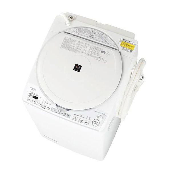 洗濯乾燥機 8.0kg ホワイト系 シャープ ES-TX8H-W