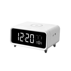 回転式デジタル置き時計 ［デジタル］ グレー 保土ヶ谷電子販売 AC-KTK