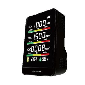 日本精機 CO2Lamp CO2センサー 黒 二酸化炭素測定器・濃度計・検出器