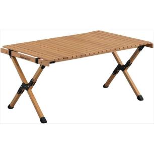 LandField 木製レジャーテーブル 幅90cm 折りたたみ ロールテーブル 木製 LF−LT0...