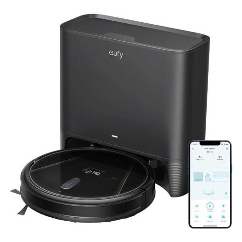 ロボット掃除機 Eufy Clean G40 Hybrid＋ ［吸引＋拭くタイプ(水拭き)］ ブラッ...