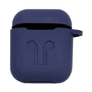 aglow Airpods ケース用 シリコンカバー カラビナ付き ネイビー アイキューラボ AP-...