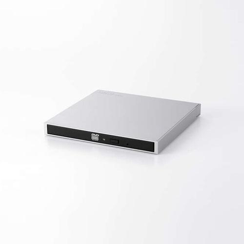 ポータブルDVDドライブ for Mac USB Type-C対応 シルバー エレコム LDR-PW...