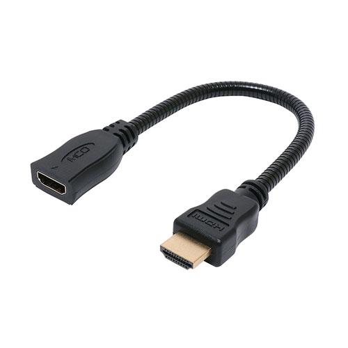 【5個セット】 MCO グースネック型HDMI延長ケーブル 0.15m HET-G015/BKX5