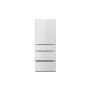 冷蔵庫 6ドア WZシリーズ 幅68.5cm 608L フレンチドア(観音開き) グランドリネンホワイト 三菱 MR-WZ61K-W