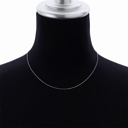 純PT PT999 カットアズキ ネックレス 約1.2g 40cm