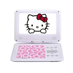 AVOX 9型ポータブルDVDプレーヤー HELLO KITTY モデル ADP-9030MKTY-P