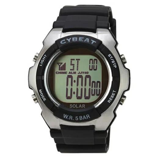 ソーラー電波デジタルウォッチ ブラック サンフレイム SRC04-BK