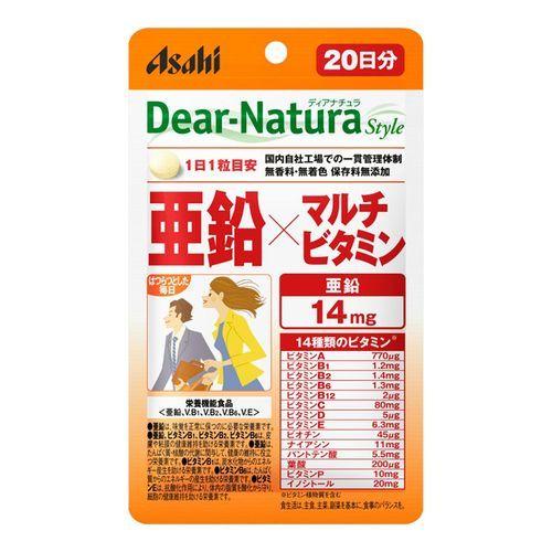 ディアナチュラスタイル 亜鉛×マルチビタミン 20粒入り（20日分） アサヒグループ食品