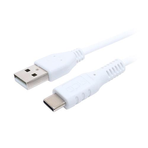 MCO シリコンUSB2.0ケーブル AtoC 0.5m ホワイト USB-YCA05/WH