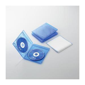 エレコム Blu-rayディスクケース(2枚収納タイプ) CCD-BLU203CBU