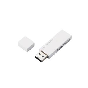 エレコム USBメモリー/USB2.0対応/セキュリティ機能対応/16GB/ホワイト MF-MSU2B16GWH｜beisiadenki