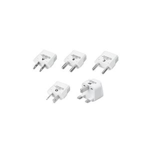 5個セットエレコム 電源タップ(雷ガード付き) T-KS02-2430WH T-KS02