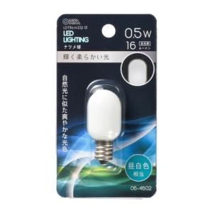 LED電球 ナツメ球形 E12/0.5W 昼白色 オーム電機 LDT1N-H-E12 13｜beisiadenki