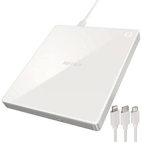 BUFFALO バッファロー RR-C1-WH/D スマートフォン用CDレコーダー ラクレコ ケーブ...