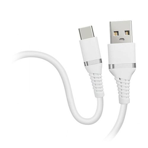 HIDISC やわらかケーブル USB-A to Type-C ホワイト HD-SACC1WH