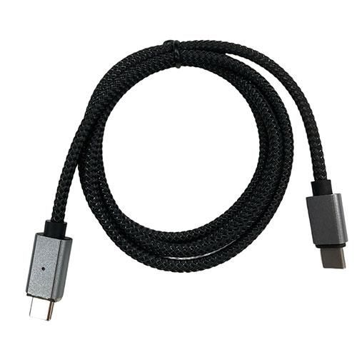 HIDISC PD100W対応マグネット充電ケーブル Type-C to Type-C ブラック H...
