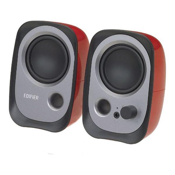 PCスピーカー 3.5mm接続 R12U レッド ［USB電源］ EDIFIER ED-R12URD...