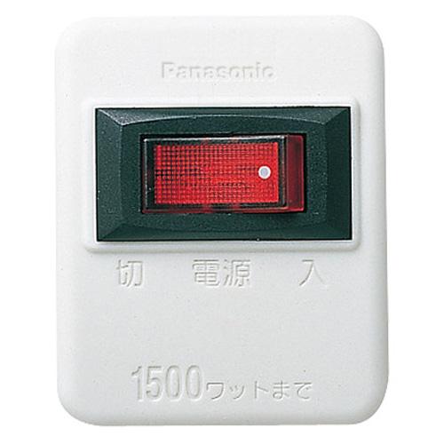パナソニック Panasonic  スイッチ付タップ・W・1コ口 WHS2001WP 【純正パッケー...