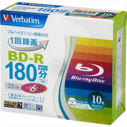 バーベイタムジャパン 三菱ケミカルメディア Verbatim 1回録画用 BD−R VBR130RP...