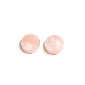 【1個入り】貫通穴!約6mmピンクJadeカラ...の詳細画像1