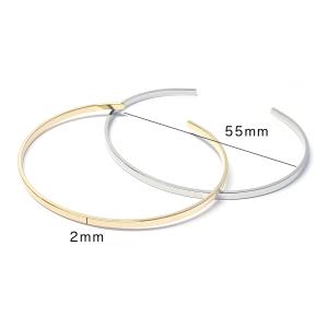 【1個】華奢 丈夫な幅約2mm C形 シンプル...の詳細画像4