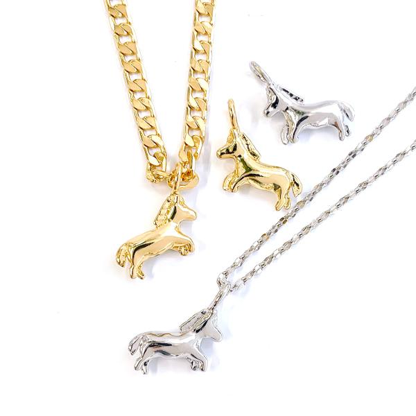 【2個入り】立体ユニコーン チャーム